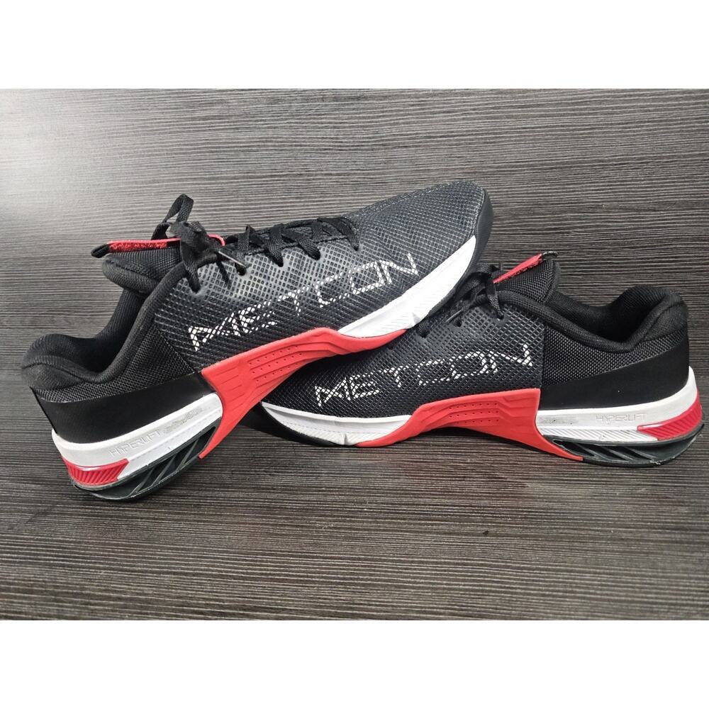 Nike React Metcon 8 Size 14 Black Red White DV4382-015 Hyperlift - Picture 7 of 9
